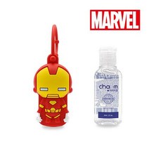 ※마블 휴대용 손소독제+홀더(아이언맨베이비파우더향30ml)