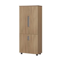 한성 DH 디알책장 5단 올문장4도어 기본색 책장 수납장, 샌드그레이(올칼라)