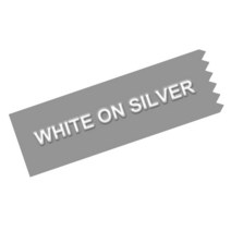 컬러 라벨지 호환 DYMO 3D 엠보싱 테이프 용 Plavetink 12695 Motex E101 E303 라벨 메이커 플라스틱 프린, 01 White on Silver_01 9mm