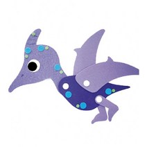 스쿨샘 소근육 발달 펠트 조립교구 보라공룡 만들기 공룡류