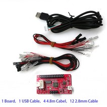 아케이드스틱 가정용 오락실 pc 조이스틱 무선 블루투스 아케이드 제로 지연 USB 보드 조이스틱 인코더 PCB, 한개옵션1, 03 C