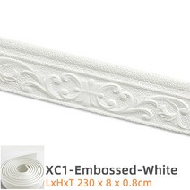 K-RU 3D DIY 벽돌 자동 접착 방수 인테리어인테리어벽지 거품 장식 벽 특이한 차량특이한 차량스티커 침실, XC1-Embossed-White