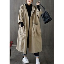 캐주얼 아우터 오버핏 데일리 바람막이 야상점퍼 코디 후드롱코트