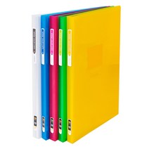 [코리아문구사] 알파 비비드컬러칩 클리어화일 30P, 노랑