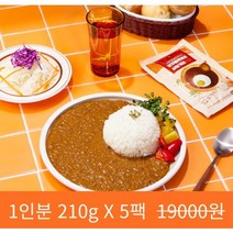삼일카레 210g 1인분 X 5팩, 1팩