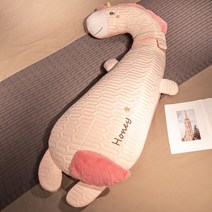 안녕 나는 귀여운 애착인형 아이스 라텍스 롱 바스트 쿠션 침대 다리 옆 베개 남자 빅 머리, 03 유원터치 라텍스 한 면의 신축성 울트라