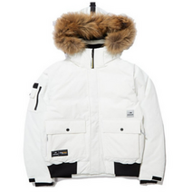[이월특가] 아이더 [EIDER] 남성 여성 공용 겨울 코듀라소재 내구성 방풍 보온성 후드 탈부착 등산 캐쥬얼 스포츠 코듀라 스투키 구스다운 숏다운 숏패딩 DUW22575_W2