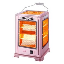 공장용 전기히터 화목난로 난방 온열기 사무실 거실, 미디엄 클래식 레드