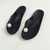 진주슬리퍼 여성여름슬리퍼 왕리본슬리퍼 스타일 데일리 굽낮은 캐주얼 편한 비즈