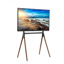 [뷰메이트] 고정식 거치대 FS12-46F-01 블랙우드 이젤형 [49~75형]