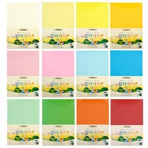 [홈앤스쿨] 칼라색지 8절 120g (100매) 13가지색상, 100매입, 08.파랑색