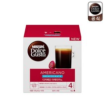 네스카페 돌체구스토 캡슐커피 아메리카노 디카페인, 16개입, 8g