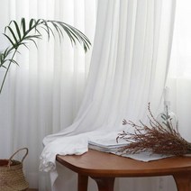 자바라커튼 커튼 가림커튼 로만쉐이드 블라인드 버티칼블라인드 음영 솔리드 화이트 깎아 지른 거실, White+W150xL250cm 1pc+2.Gromme
