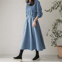 요모조모 1456 베이직 허리 밴딩 원피스