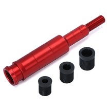 VR 레이싱 133mm 알루미늄 기어 시프트 노브 익스텐더 조정 가능한 시프터 레버 확장 핏 범용 차량 M10x1., 한개옵션1, 01 빨간