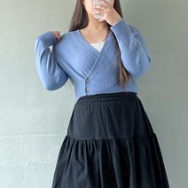 (빅사이즈)볼레로 투버튼 뉴월드 랩 니트 가디건