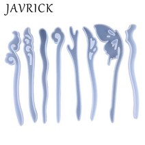 만능 실용적 편리한 여성 머리 장식 DIY 에폭시 수지 금형 세트 실리콘 머리핀 소녀 헤어 쥬얼리 만들기