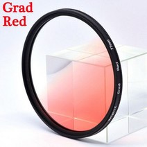 KnightX-colse up 매크로 UV CPL 편광 ND 스타 케이스 카메라 렌즈 필터 캐논 니콘 52mm 55mm 58mm 67mm 72mm 77mm 가변, 12 Grad Red_08 77mm