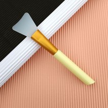 가성비 스파츌러 모델링 브러시 피부 관리 실리콘 팩붓 얼굴 화장품 로션 팩브러쉬 위생 세척 젤 워시오프 마사지 크림 곡선 팩주걱 제품 펴바르는 모공 주걱 말랑말랑 미용 붓 핑크