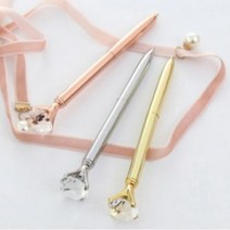 판촉볼펜 판촉용볼펜 신기한볼펜 다이아몬드볼펜 빈티, 골드YY004669