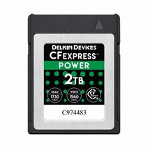 델킨디바이스 Delkin 디바이스 CF익스프레스 파워 타입B 메모리 카드 (DCFX1-2TB), Card_64GB