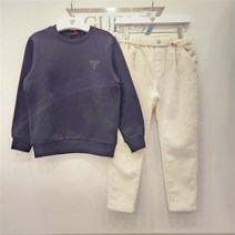 게스키즈 SH04 미니삼각 기모 맨투맨 G18KDT921-G6