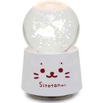 오르골 장갑 회전 오르골 간접 조명 가든 선물 뮤직박스 무드등 인테리어 여자친구 선물, 기본