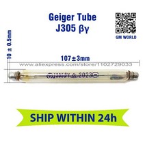 방사능측정기 고감도 가이거 튜브 전문 핵 방사선 감지 센서 J308 gm 카운터용, 6.J305 glass tube