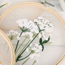 DIY 프랑스자수 패키지들꽃 공예 자수도안