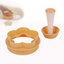 타르트틀 파이 에그 머핀 미니 타공 팬 패스트리 반죽 탬퍼 키트 주방 꽃 라운드 쿠키 커터 세트 컵케익