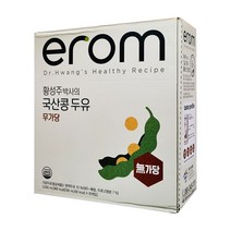 이롬 황성주 박사의 국산콩 두유 무가당2465212 3, 190ml x 16개2465212 3