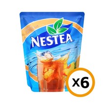 [네슬레] 네스티 복숭아맛 아이스티 1kg (6개세트), 1개입, 6개