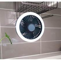 차박 환기 휴대용 무선 리모컨 선풍기 LED 안전망 등산용 손보호 운동용 usb USB, 그린