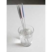 집순이 홈카페 커피젓는 실버 머들러 커피막대 에이드 머들러스틱 요리용, 다크블루