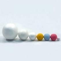 스티로폼구 - 31700, 노랑40mm 100개입