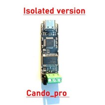USB to CAN 변환 모듈/CAN 디버그 어댑터/CAN bus 분석기 윈도우/리눅스 win10 디버깅 소프트웨어 통신, Cando pro