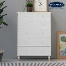 잉글랜더 미스틱 800 6단 서랍장, 화이트