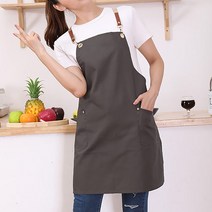 심플 모던한 카페앞치마 올리브 주방 공방 애견샵 미용사 학원 리본앞치마 꽃꽃이앞치마 공방작업복 캠핑앞치마