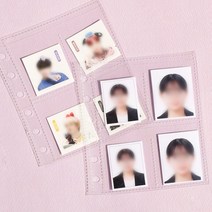 욜케이유 인생네컷앨범 레코드 콜렉트 바인더 6공 리필 속지 파일, 증명사진