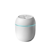 xiaomi mute mini air 가습기 for home car usb 아로마 에센셜 오일 디퓨저 침실 led 스마트 공기 가습기 가전, 하얀