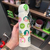 스타벅스 텀블러 MD 스벅 보온보냉 원터치 스텐, 그린 달마