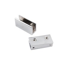 스테이홈몰 욕실 강화 유리 고정 브라켓 사각 10mm 선반 화장실 qlr89sld7079