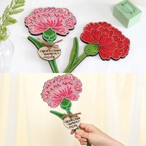 클레이 꽃송이 어버이날 카네이션 만들기