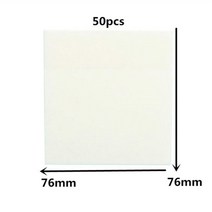 Transparent Sticky Notes 50 sheets S M L Size Memo Pad Bookmark Marker Memo Sticker Paper Office Sch, 01 B-1