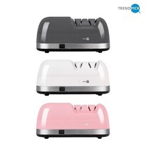 트렌드픽 다이아몬드 전동칼갈이 WT-28D 자동 숫돌 칼가는기계, 색상:화이트