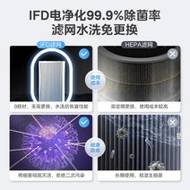 공기살균기 제습기공기청정기 미니 원룸 항알러지 Midea 공기 청정기 T2 음이온 가정용 거실 침실 효율적인 살균 및 탈취 애완 동물 방, [01] 하얀색