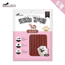 노령견 빈혈예방용 단백질함유 져키 5개 개냥이 성견