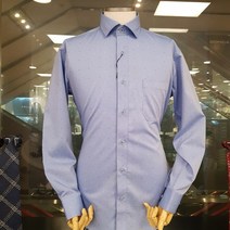 로베르따 [왕창세일]((착한가격!강력추천!! ))남성 알반핏 부드럽고 촉감좋은 구김없는 사방스판 도트 모달셔츠RK14022