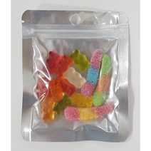페이퍼그린 35-1 전면 투명 후면 은박 타공 지퍼백 11x13.5cm 100장