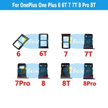 OnePlus One Plus 6 6T 7 7T Pro SIM 카드 슬롯 트레이 홀더 Sim 어댑터 소켓 8 8T 8Pro, [17] 8T Green